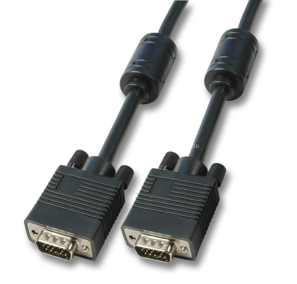 S-VGA Monitorkabel Länge:1,8m.
2 x 15 pol. HDD Stecker
1:1 Voll Belegt / Farbe: schwarz