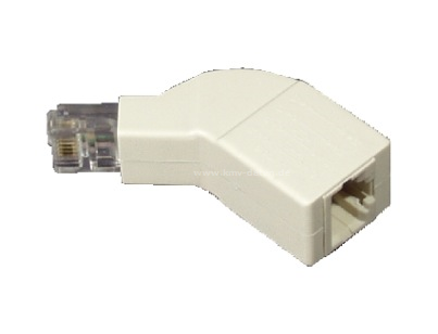 ISDN Durchgangsadapter
1 x RJ 45 Stecker < > 1 x RJ 45 Buchse