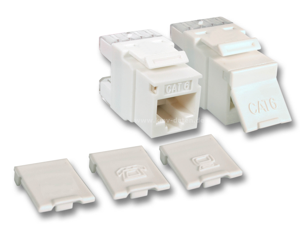 Modul Snap-in Cat 6 ungeschirmt
Mit LSA+ Leiste Codiert 568A/B